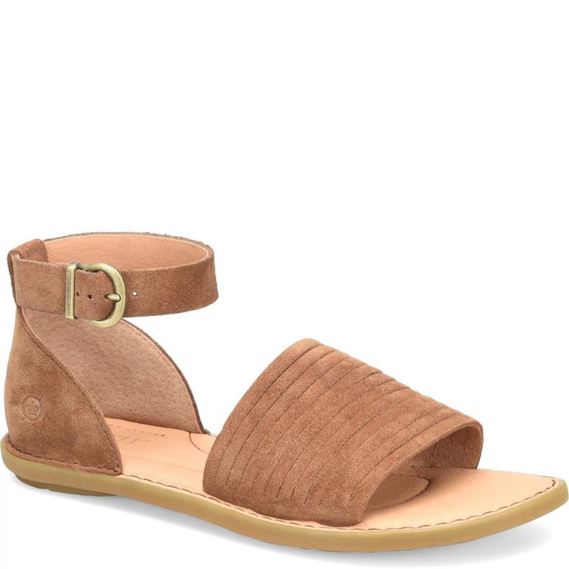 Born Women's Margot Sandals - Earth Suede (Brown)