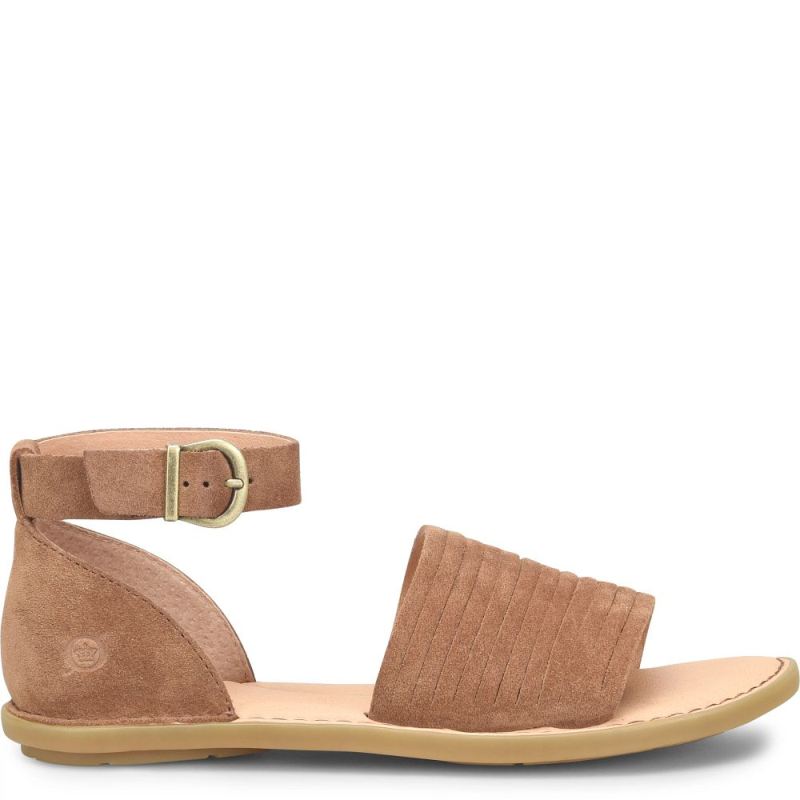 Born Women's Margot Sandals - Earth Suede (Brown)