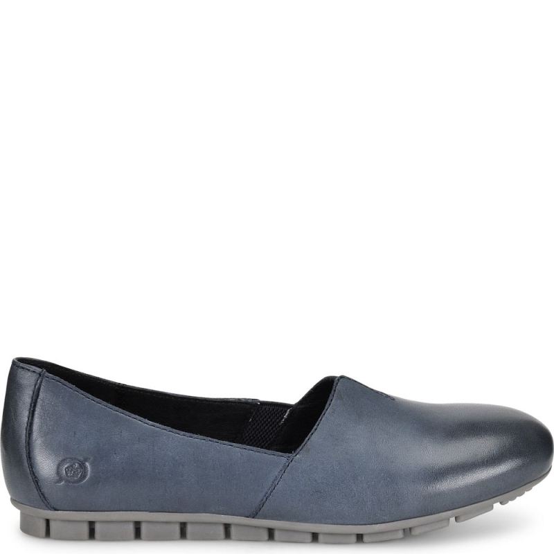 Born Women's Sebra Flats - Navy (Blue)