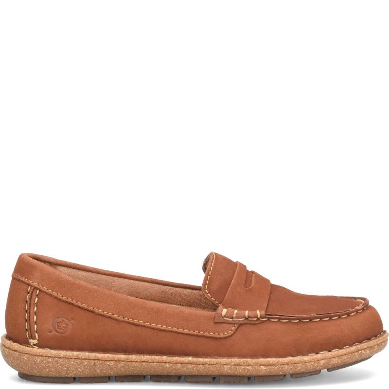 Born Women's Nerina Slip-Ons & Lace-Ups - Maple Leaf Nubuck (Tan