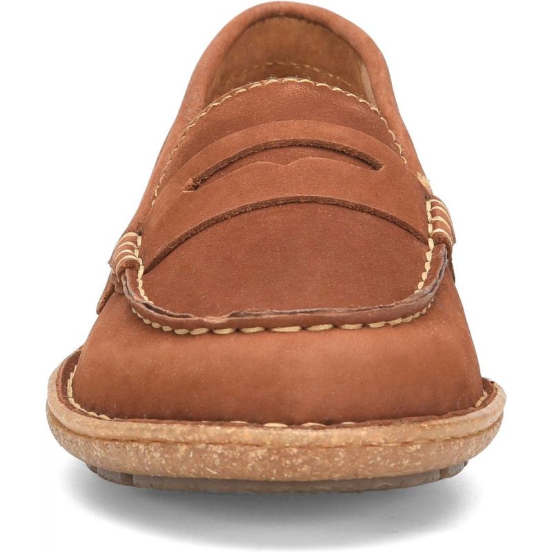 Born Women's Nerina Slip-Ons & Lace-Ups - Maple Leaf Nubuck (Tan