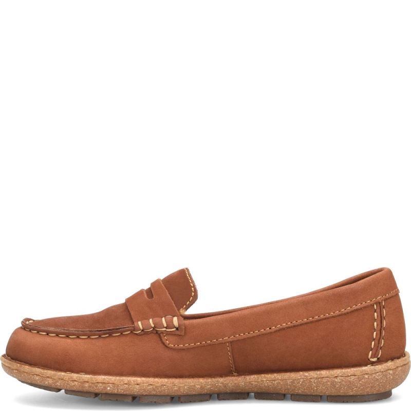 Born Women's Nerina Slip-Ons & Lace-Ups - Maple Leaf Nubuck (Tan