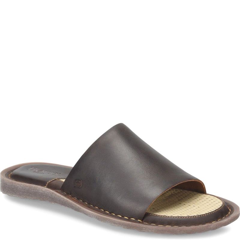 Born Men's Leeward Basic Sandals - Dark Castano (Brown)