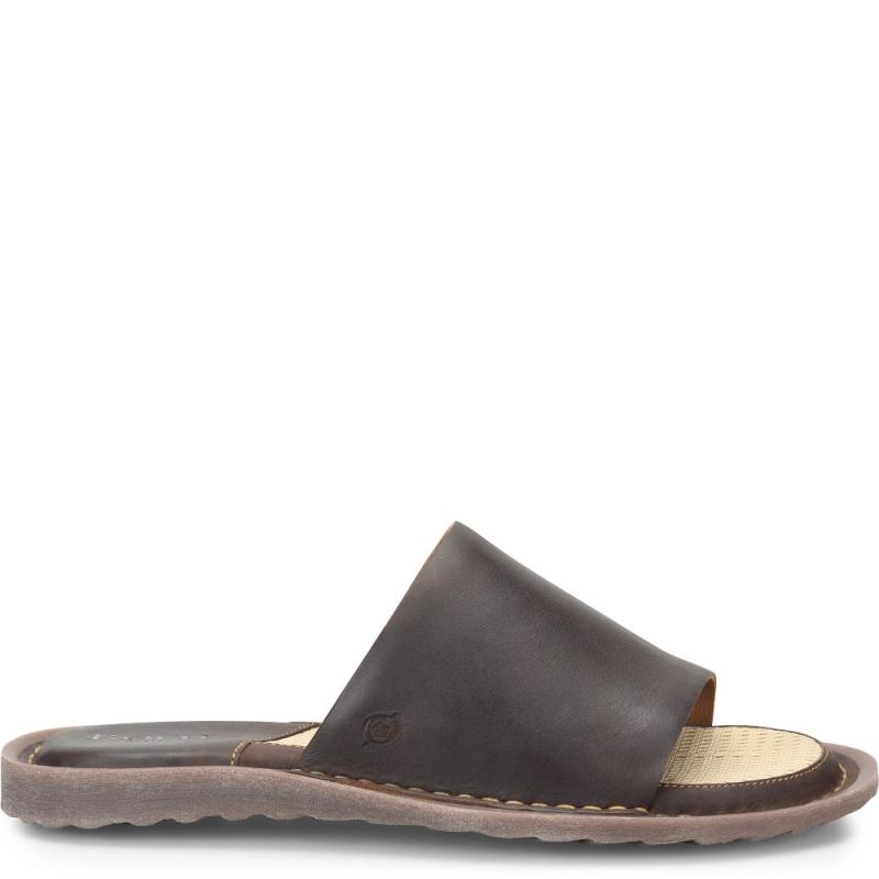 Born Men's Leeward Basic Sandals - Dark Castano (Brown)