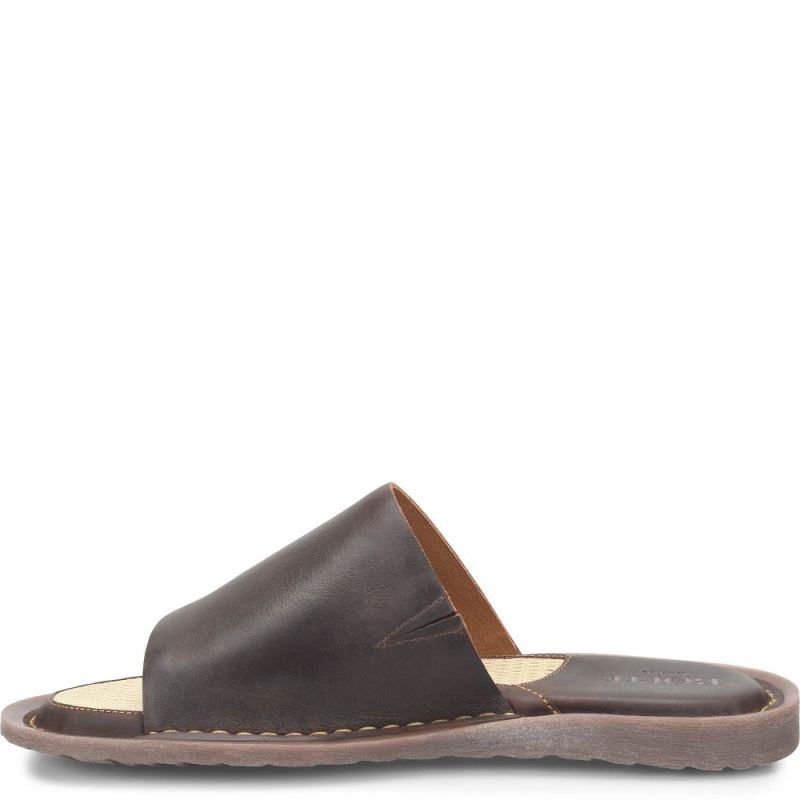 Born Men's Leeward Basic Sandals - Dark Castano (Brown)