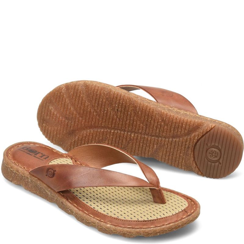 Born Women's Bora Basic Sandals - Light Brown (Brown)