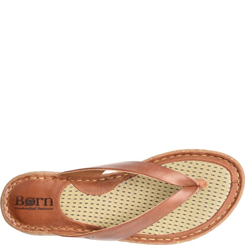 Born Women's Bora Basic Sandals - Light Brown (Brown)