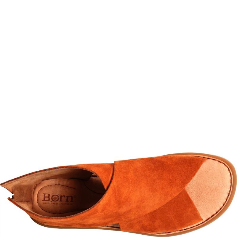 Born Women's Iwa Sandals - Cognac Suede (Brown)