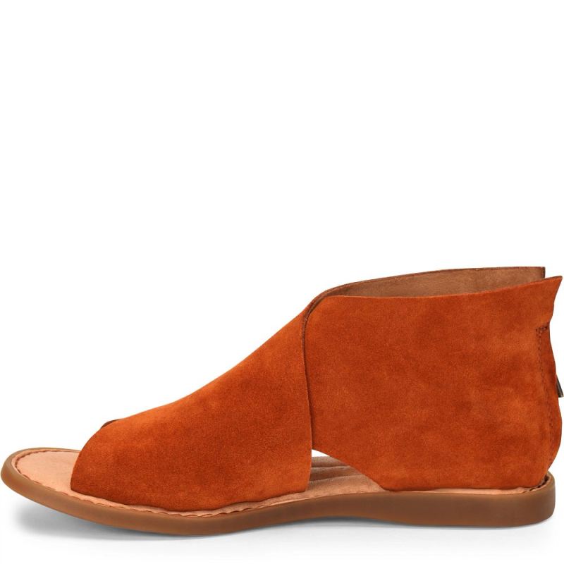 Born Women's Iwa Sandals - Cognac Suede (Brown)