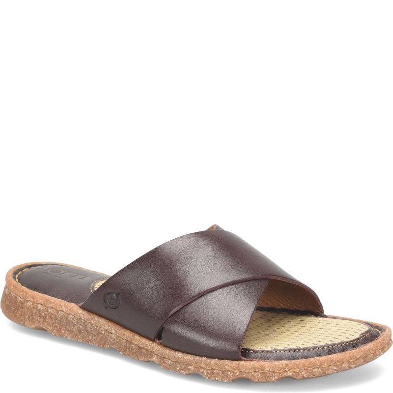 Born Women's Hana Basic Sandals - Dark Brown (Brown)