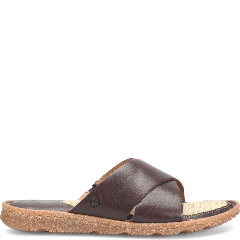 Born Women's Hana Basic Sandals - Dark Brown (Brown)