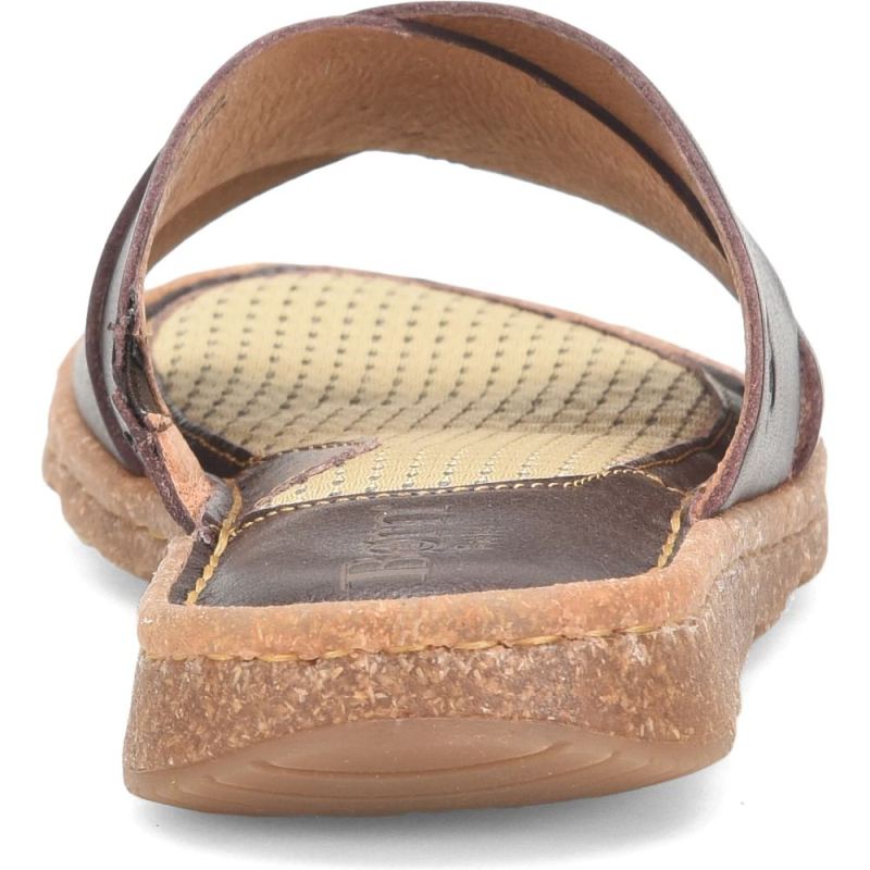 Born Women's Hana Basic Sandals - Dark Brown (Brown)