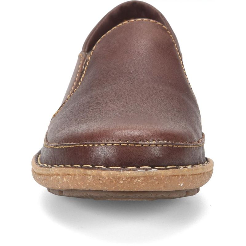 Born Women's Mayflower II Slip-Ons & Lace-Ups - Dark Brown Sequo