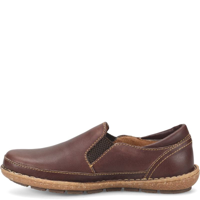 Born Women's Mayflower II Slip-Ons & Lace-Ups - Dark Brown Sequo