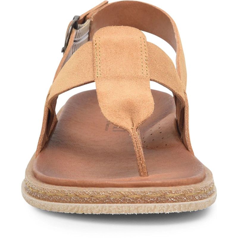 Born Women's Cammie Sandals - Camel Suede (Tan)