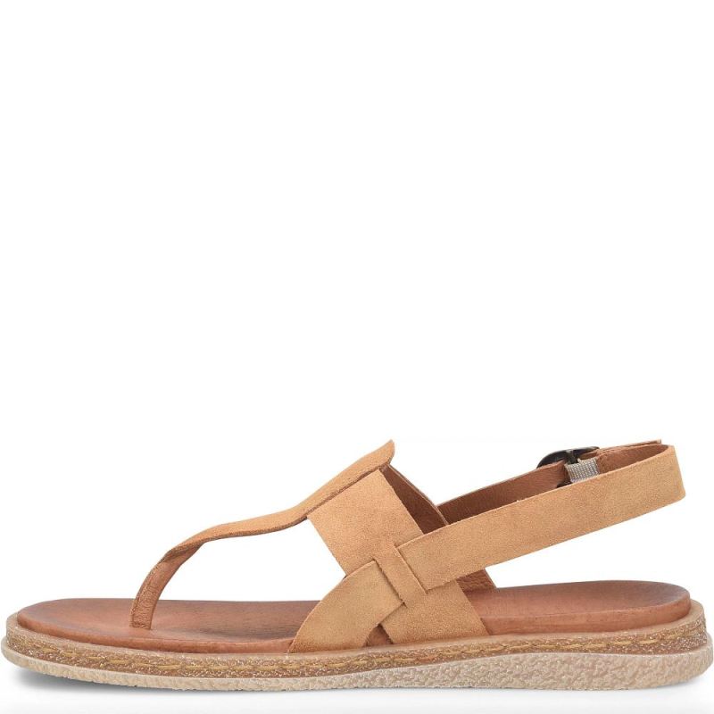 Born Women's Cammie Sandals - Camel Suede (Tan)