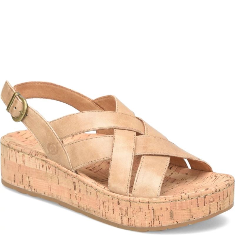 Born Women's Shona Sandals - Natural Sabbia (Tan)