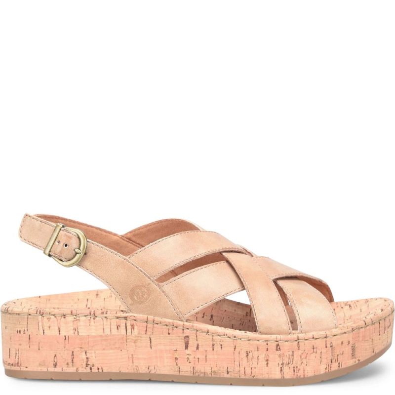 Born Women's Shona Sandals - Natural Sabbia (Tan)