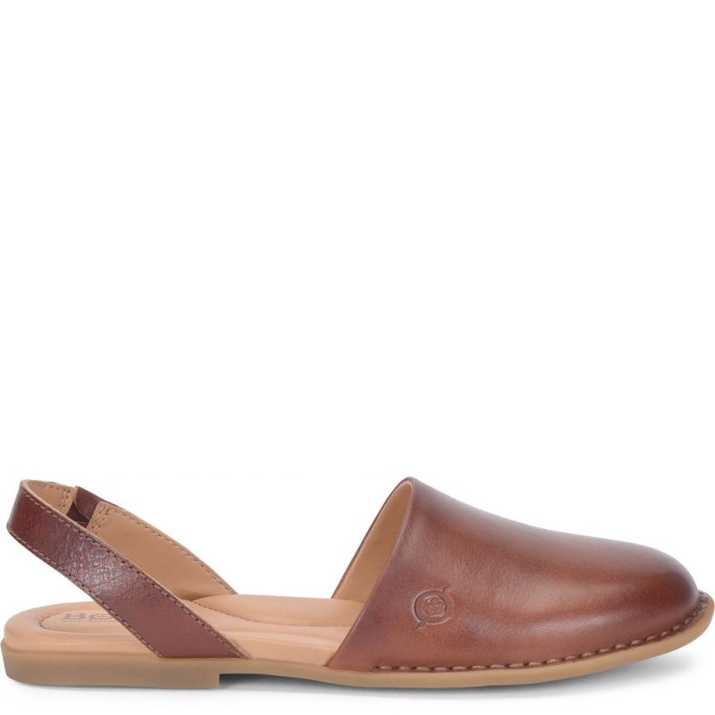 Born Women's Leif Slip-Ons & Lace-Ups - Dark Tan Bourbon (Brown)