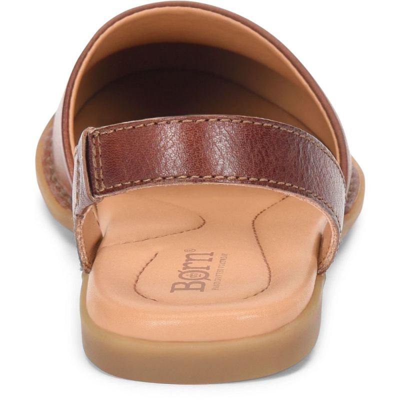 Born Women's Leif Slip-Ons & Lace-Ups - Dark Tan Bourbon (Brown)