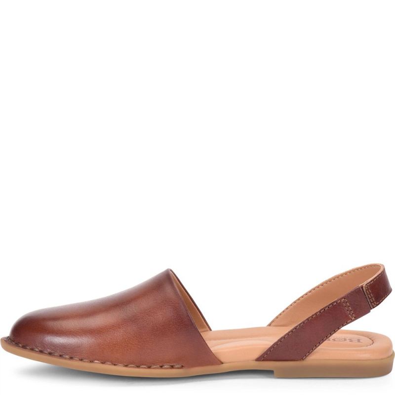 Born Women's Leif Slip-Ons & Lace-Ups - Dark Tan Bourbon (Brown)