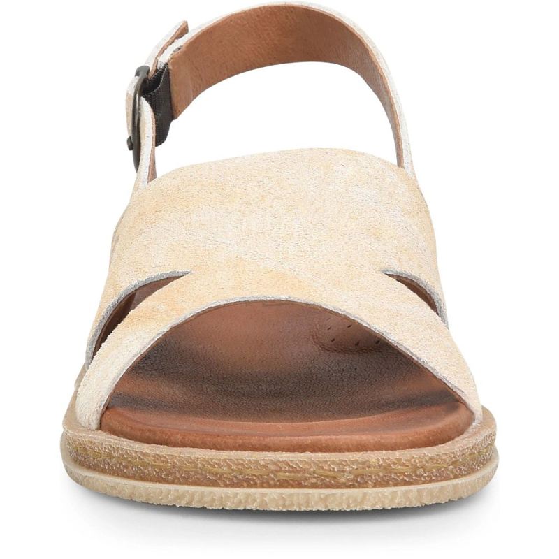 Born Women's Carah Sandals - Natural Sand Suede (Tan)