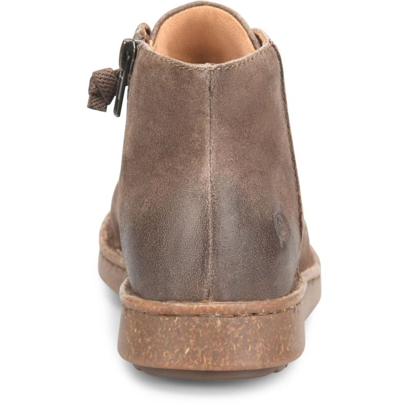 Born Women's Sienna Slip-Ons & Lace-Ups - Taupe Distressed (Tan)