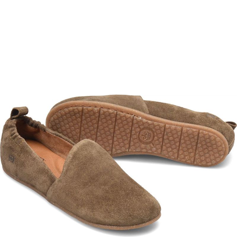 Born Women's Margarite Slip-Ons & Lace-Ups - Taupe Avola Suede (