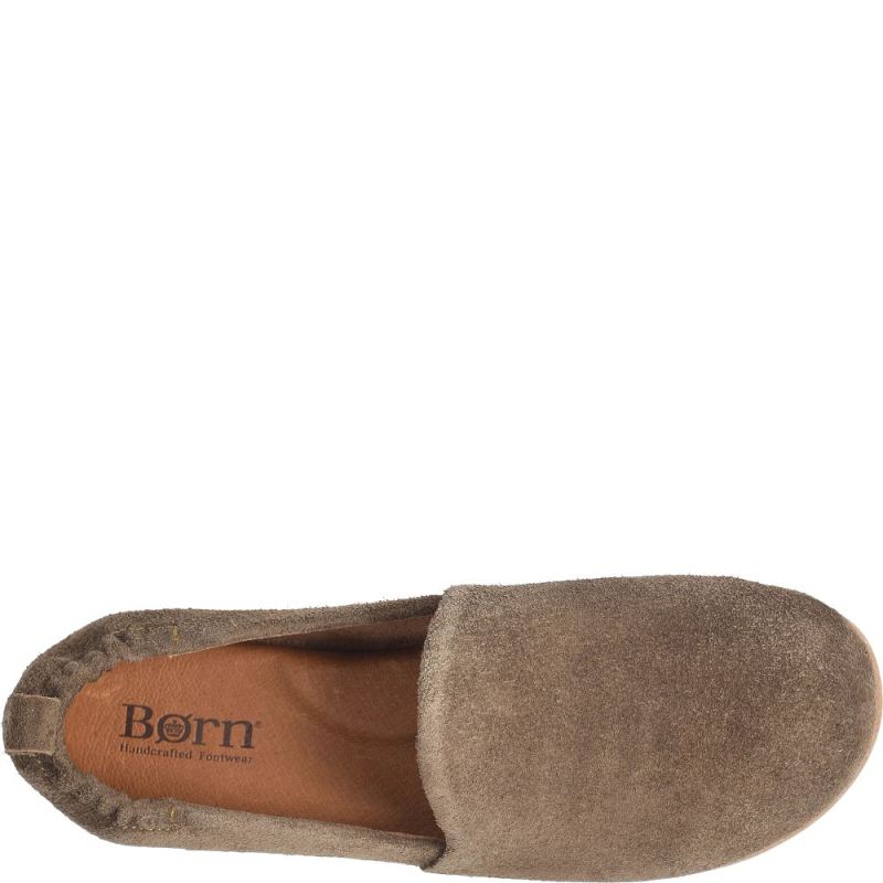 Born Women's Margarite Slip-Ons & Lace-Ups - Taupe Avola Suede (