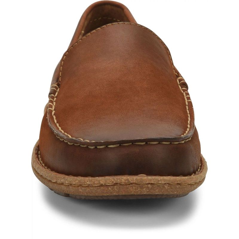 Born Men's Naldo Slip-Ons & Lace-Ups - Rust Maple Leaf Nubuck (B