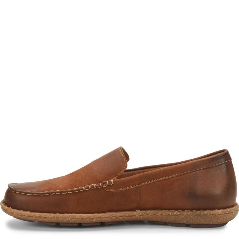 Born Men's Naldo Slip-Ons & Lace-Ups - Rust Maple Leaf Nubuck (B