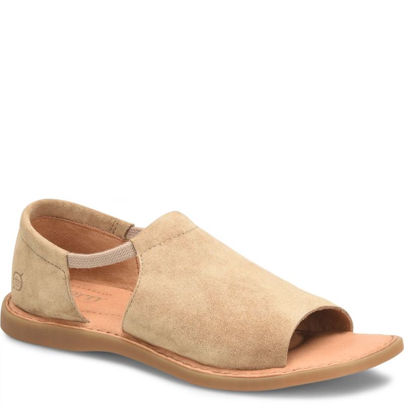 Born Women's Cove Modern Sandals - Taupe Suede (Tan)