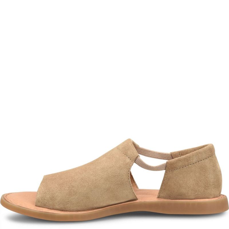 Born Women's Cove Modern Sandals - Taupe Suede (Tan)