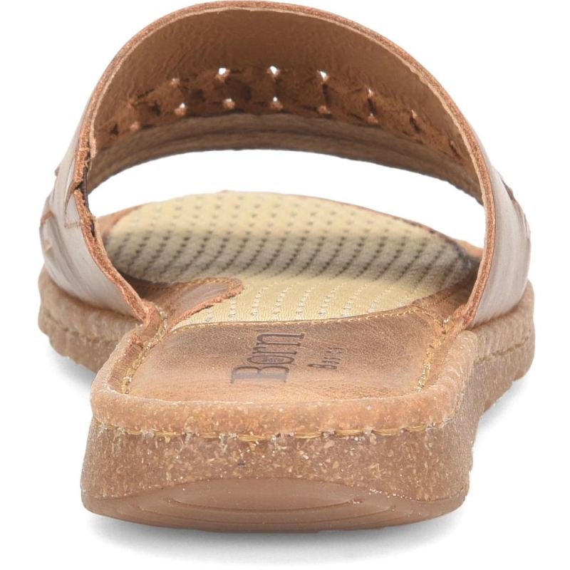 Born Women's Trenza Basic Sandals - Light Tan Woven (Tan)