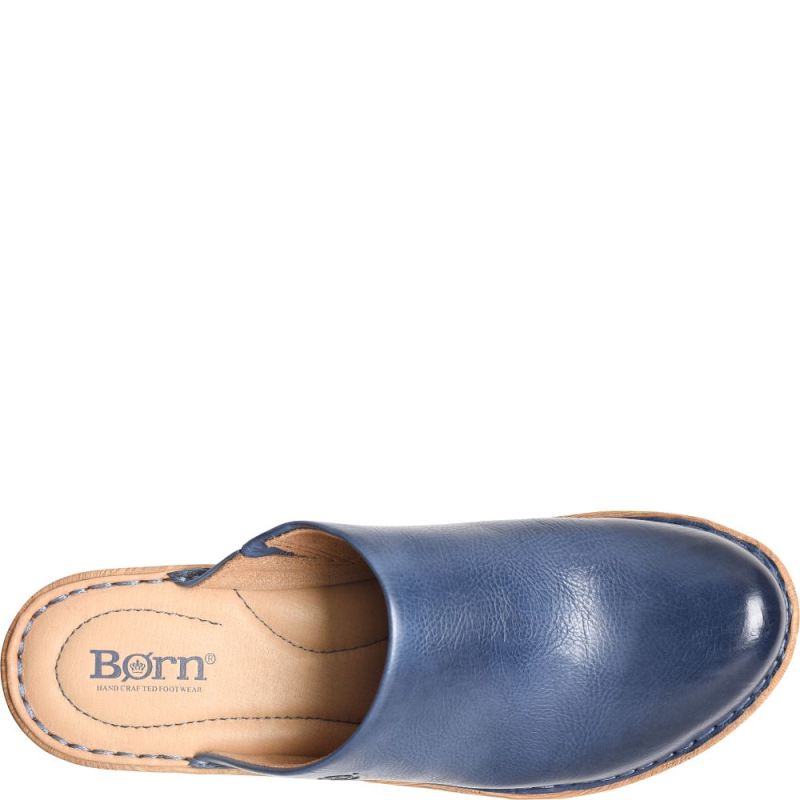 Born Women's Natalie Clogs - Navy (Blue)