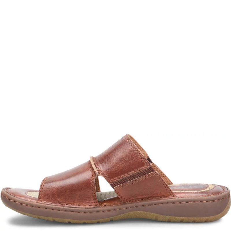 Born Men's Flores Sandals - Dark Tan Bourbon (Brown)