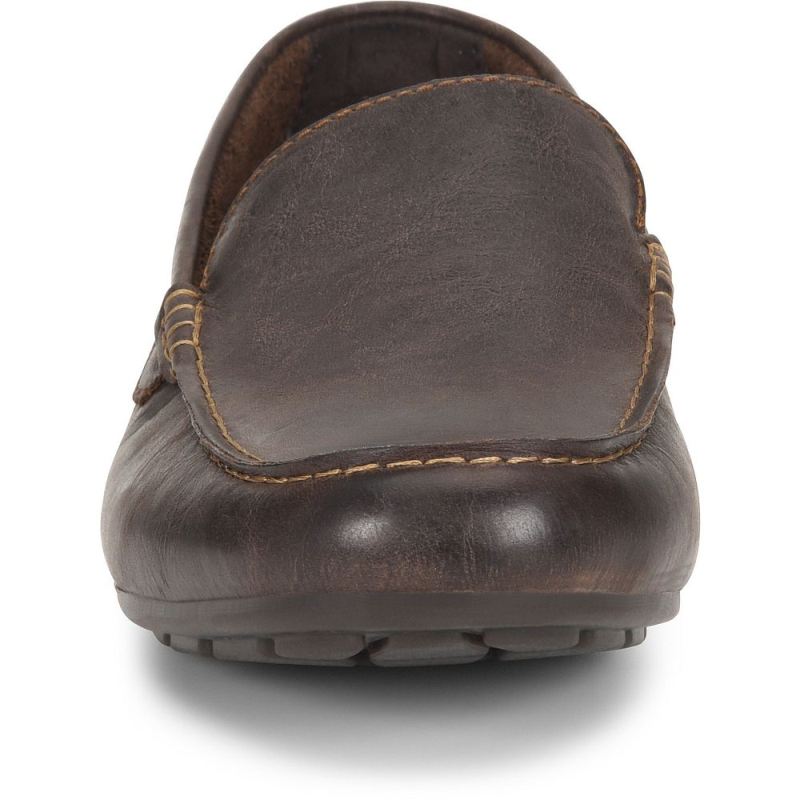 Born Men's Allan Slip-Ons & Lace-Ups - Dark Sea Lion (Brown)