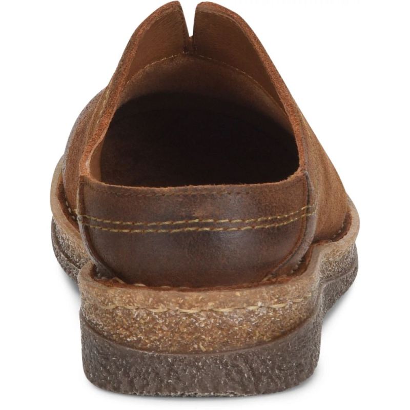 Born Women's Seana Clogs - Glazed Ginger Distressed (Brown)