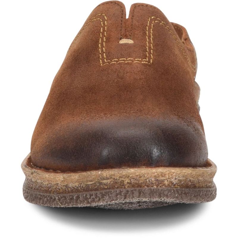 Born Women's Seana Clogs - Glazed Ginger Distressed (Brown)